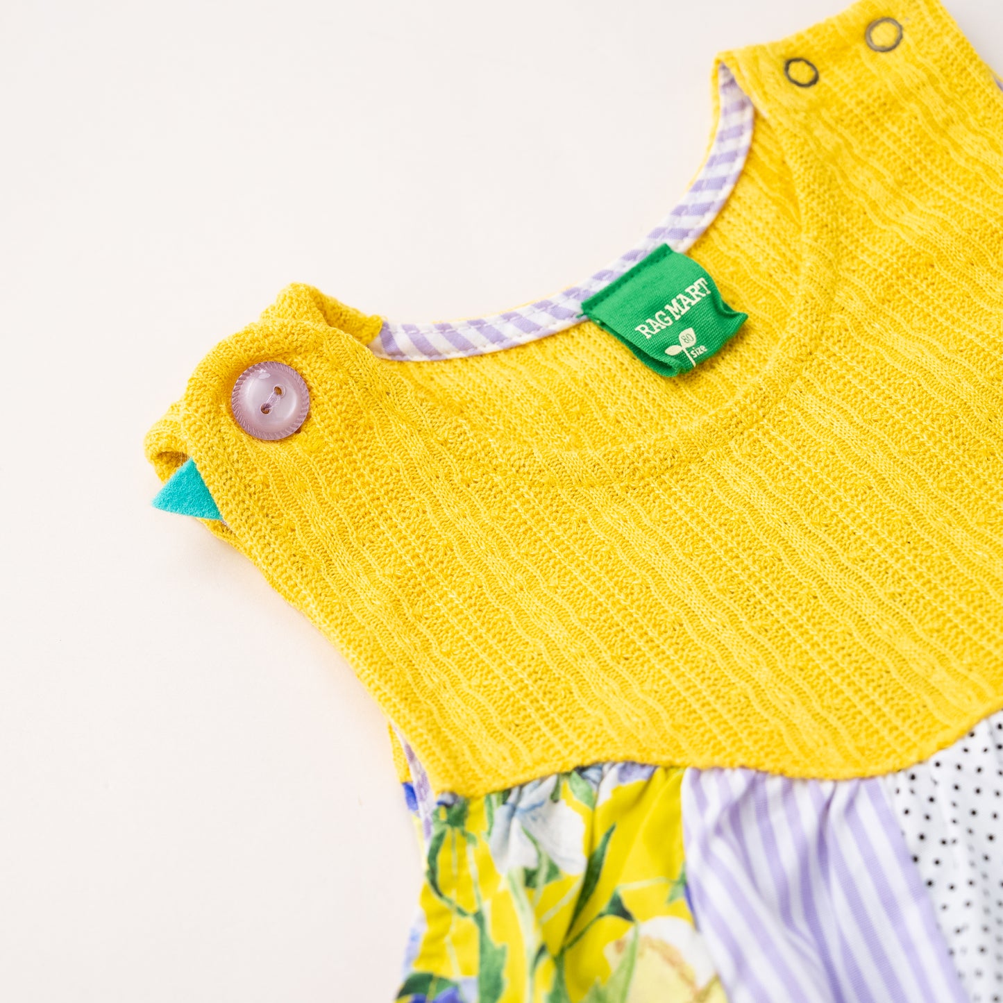 ベビーチュニック＆パンツセット　YELLOW