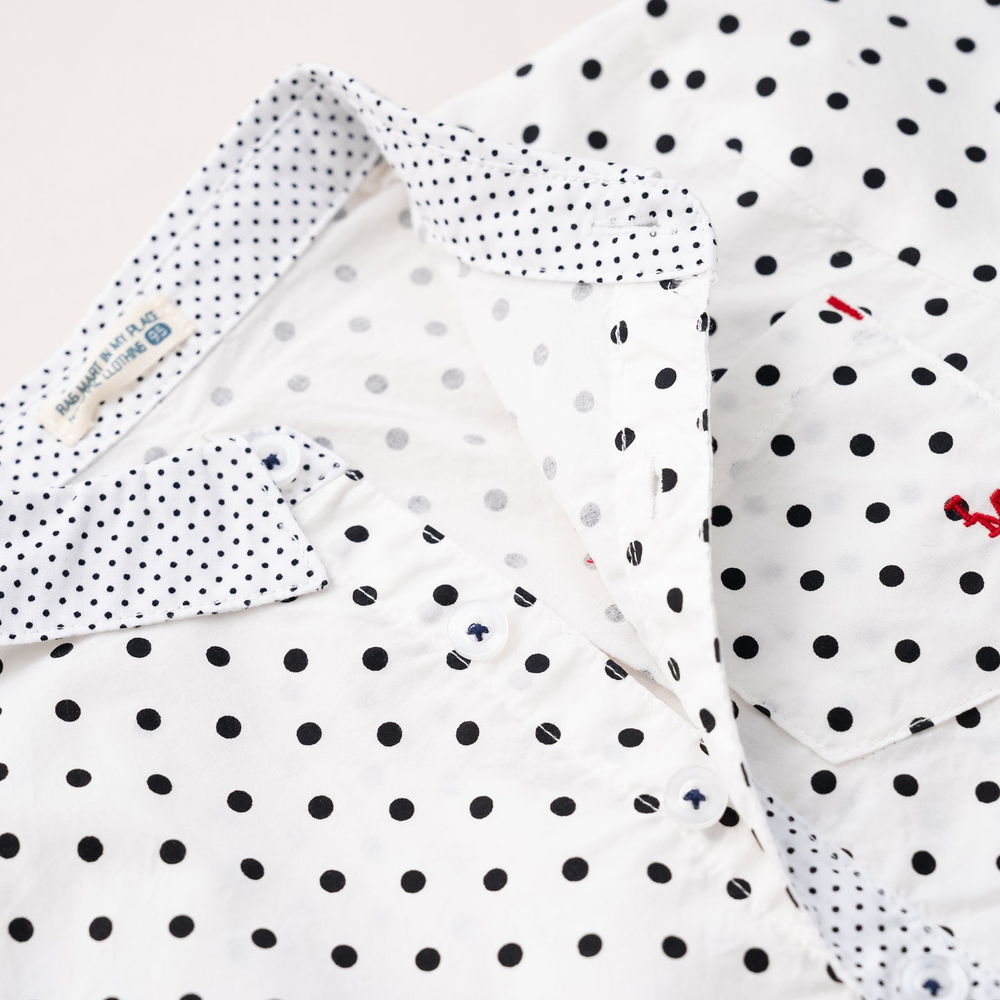 レギュラーカラーシャツ　DOT