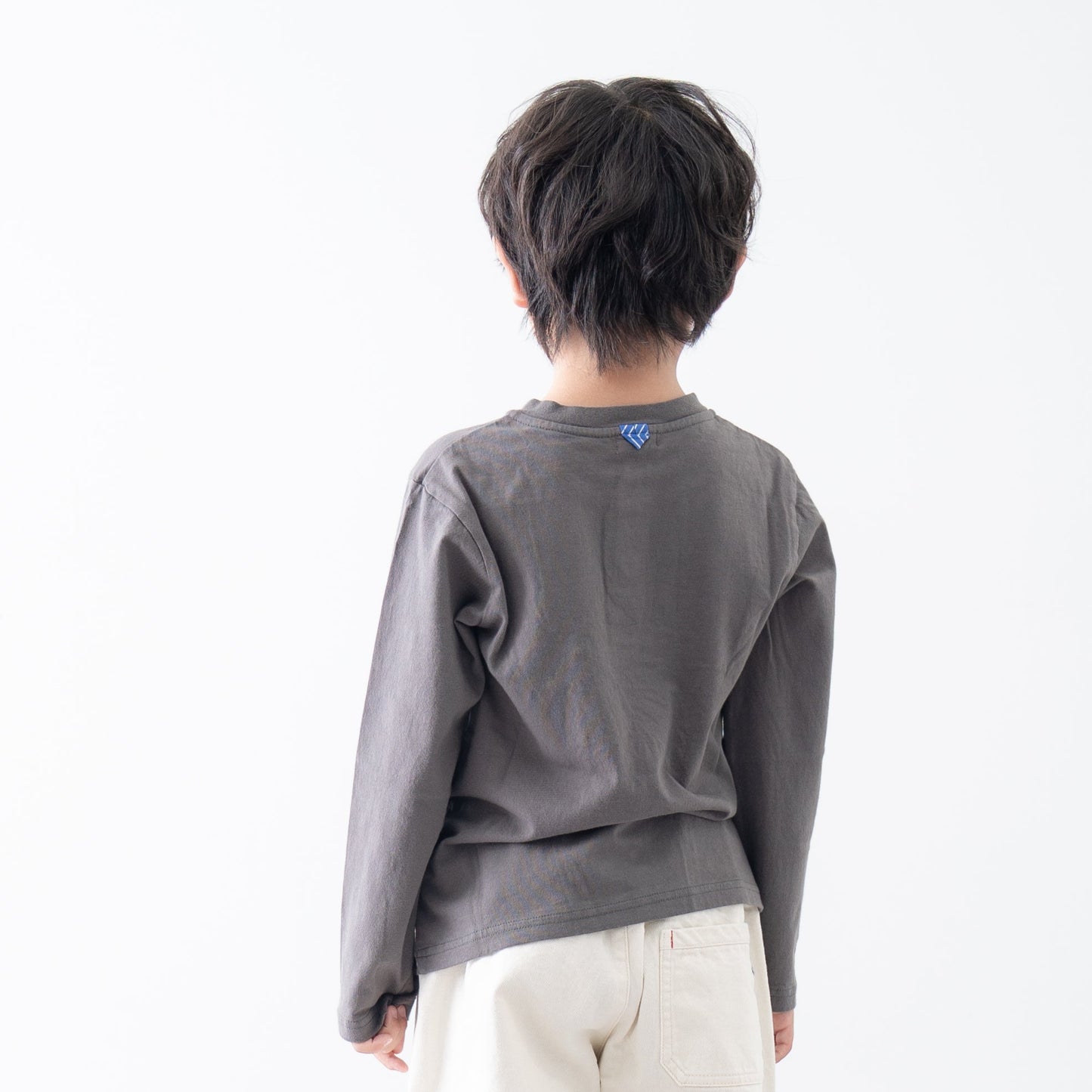 ヘンリーネックTシャツ　MOCHA