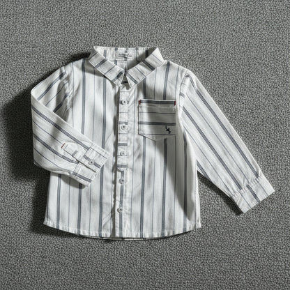 レギュラーカラーシャツ　STRIPE