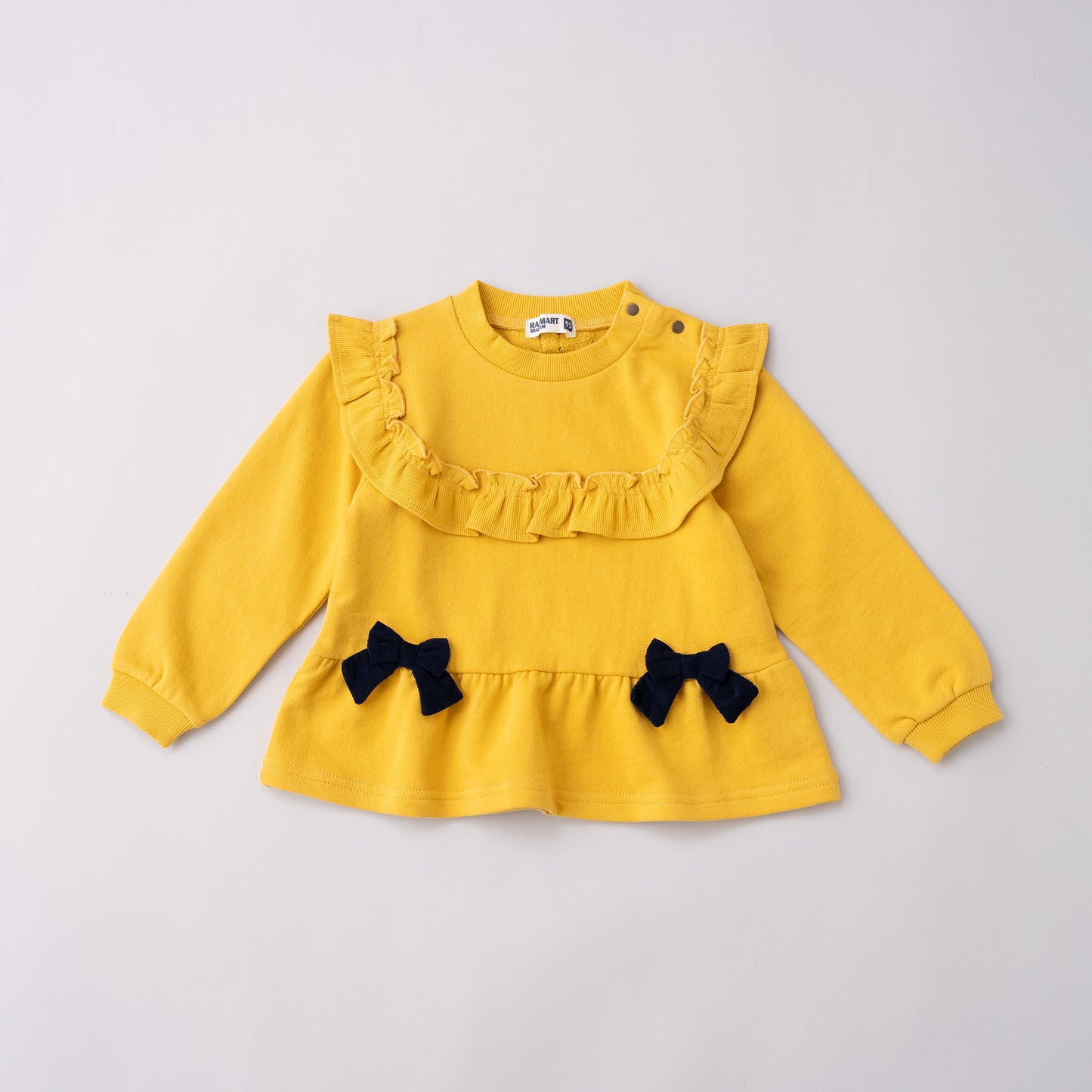 フリルトレーナー　YELLOW