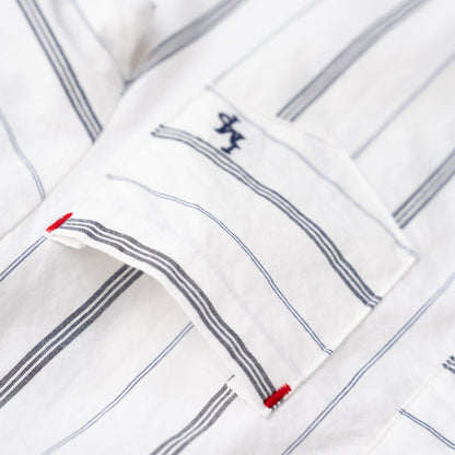 レギュラーカラーシャツ　STRIPE