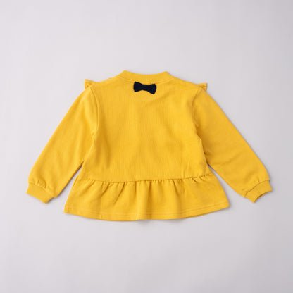 フリルトレーナー　YELLOW