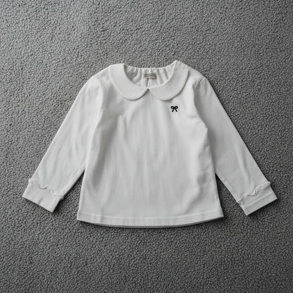 丸襟カットソー　OFF-WHITE