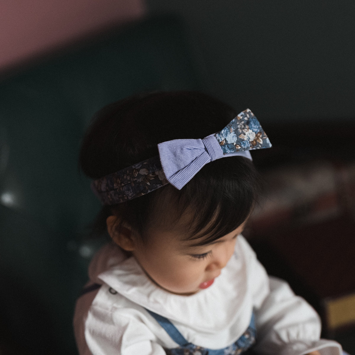 3ピースセット(チュニック・パンツ・ヘアバンド)　BLUE