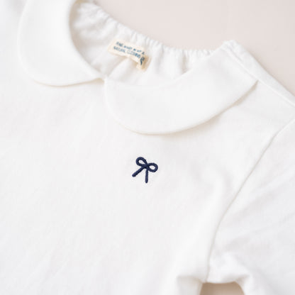 丸襟カットソー　OFF-WHITE