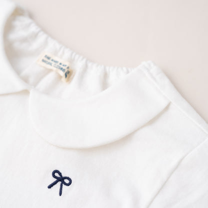 丸襟カットソー　OFF-WHITE