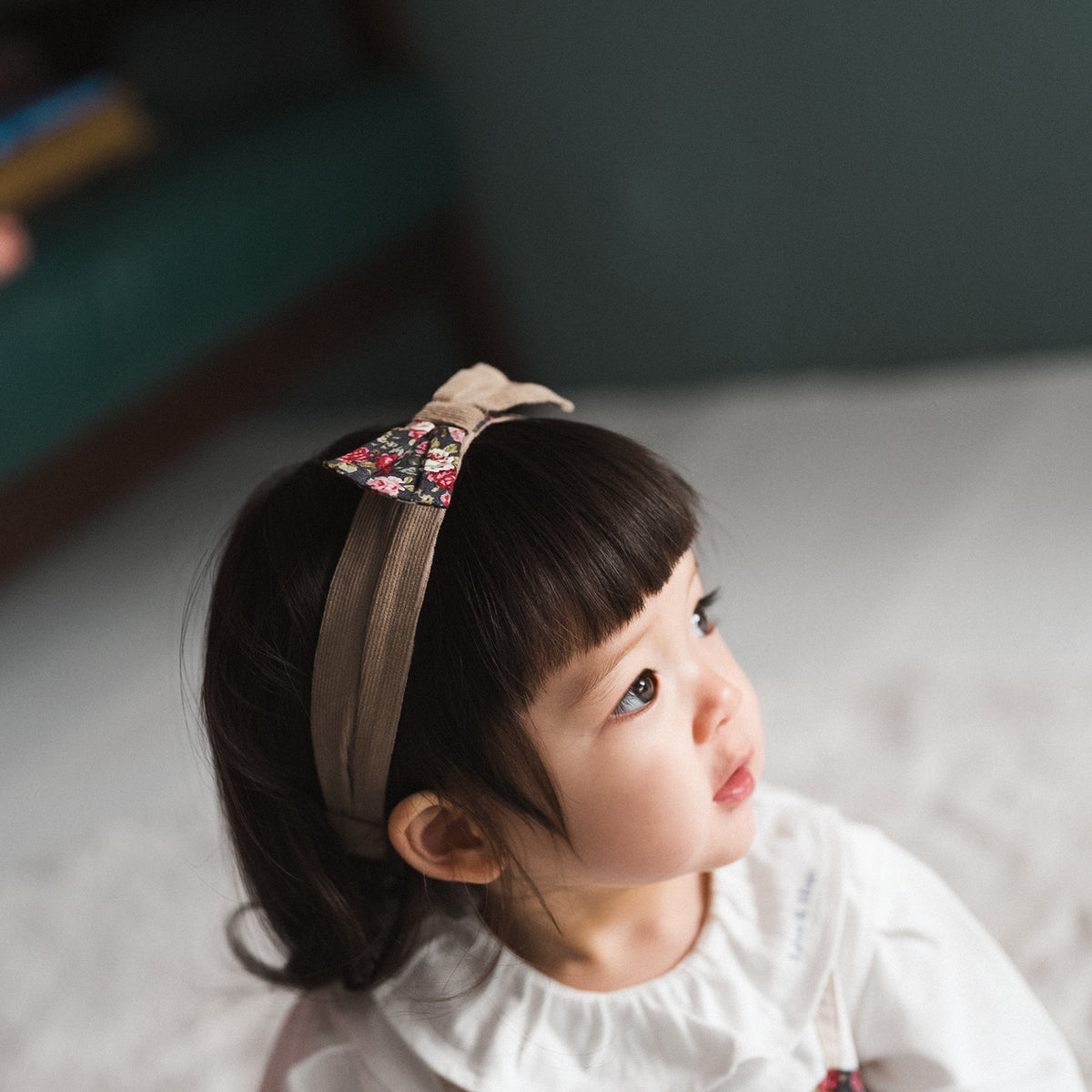 3ピースセット(チュニック・パンツ・ヘアバンド)　RED