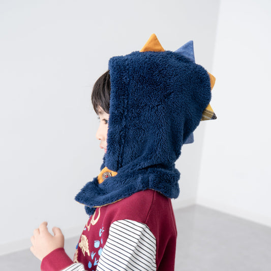 フードネックウォーマー　NAVY