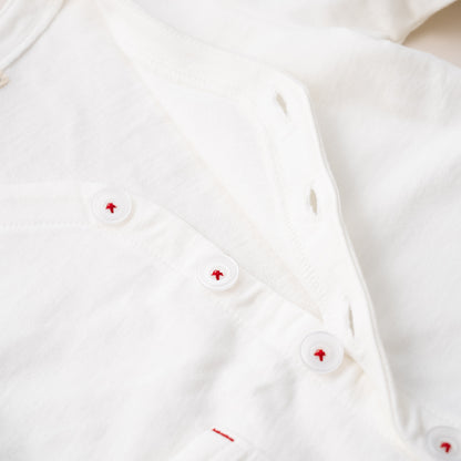 スタンダードVネックカーデ　OFF-WHITE