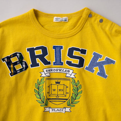 BRISKTシャツ　YELLOW