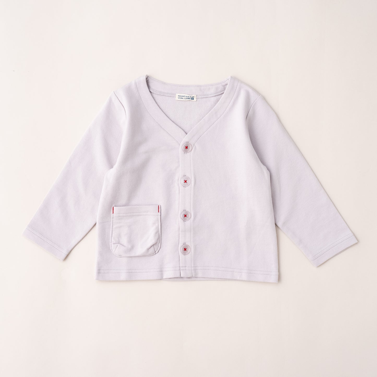 スタンダードVネックカーデ　GRAY