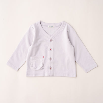 スタンダードVネックカーデ　GRAY