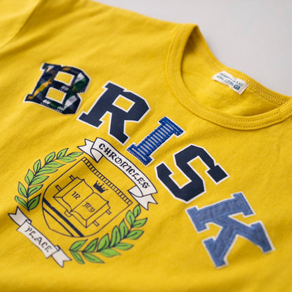 BRISKTシャツ　YELLOW