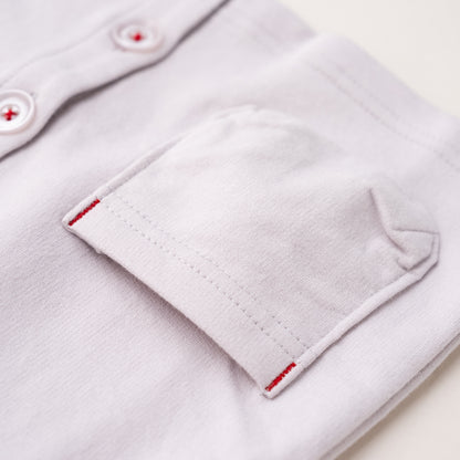 スタンダードVネックカーデ　GRAY