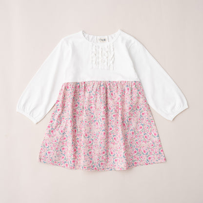 切り替えワンピース　OFF-WHITE