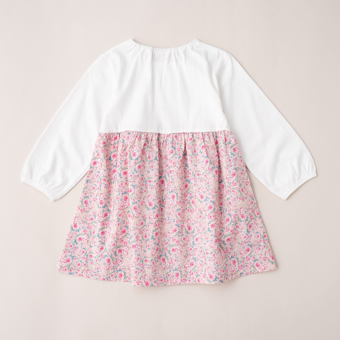 切り替えワンピース　OFF-WHITE