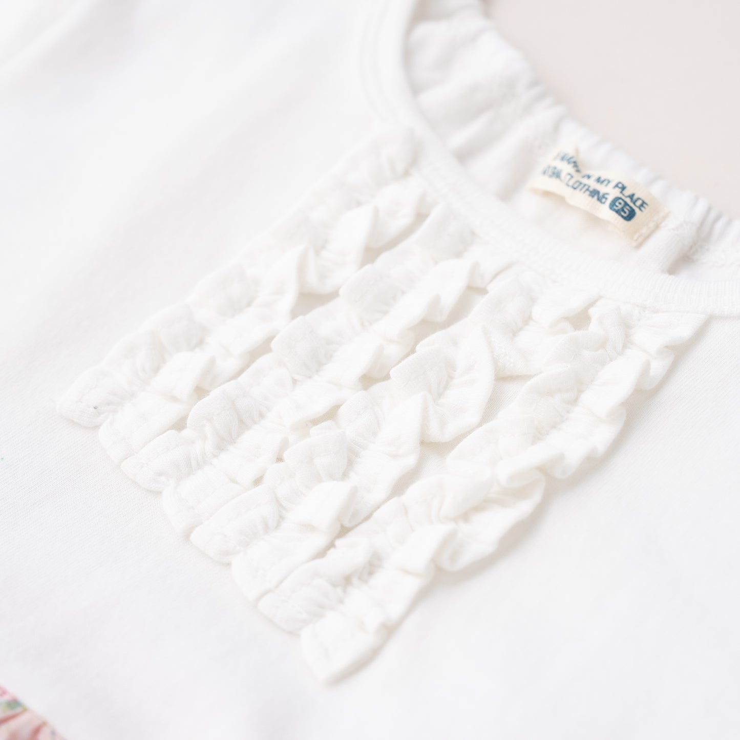 切り替えワンピース　OFF-WHITE