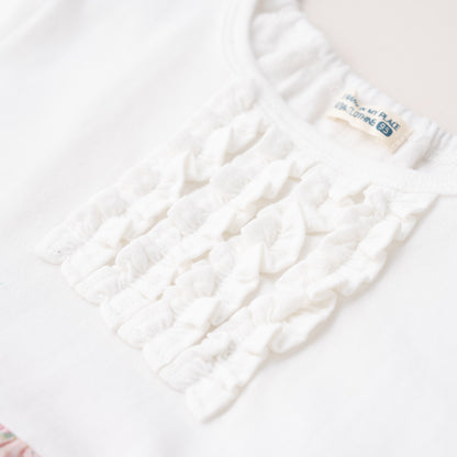 切り替えワンピース　OFF-WHITE