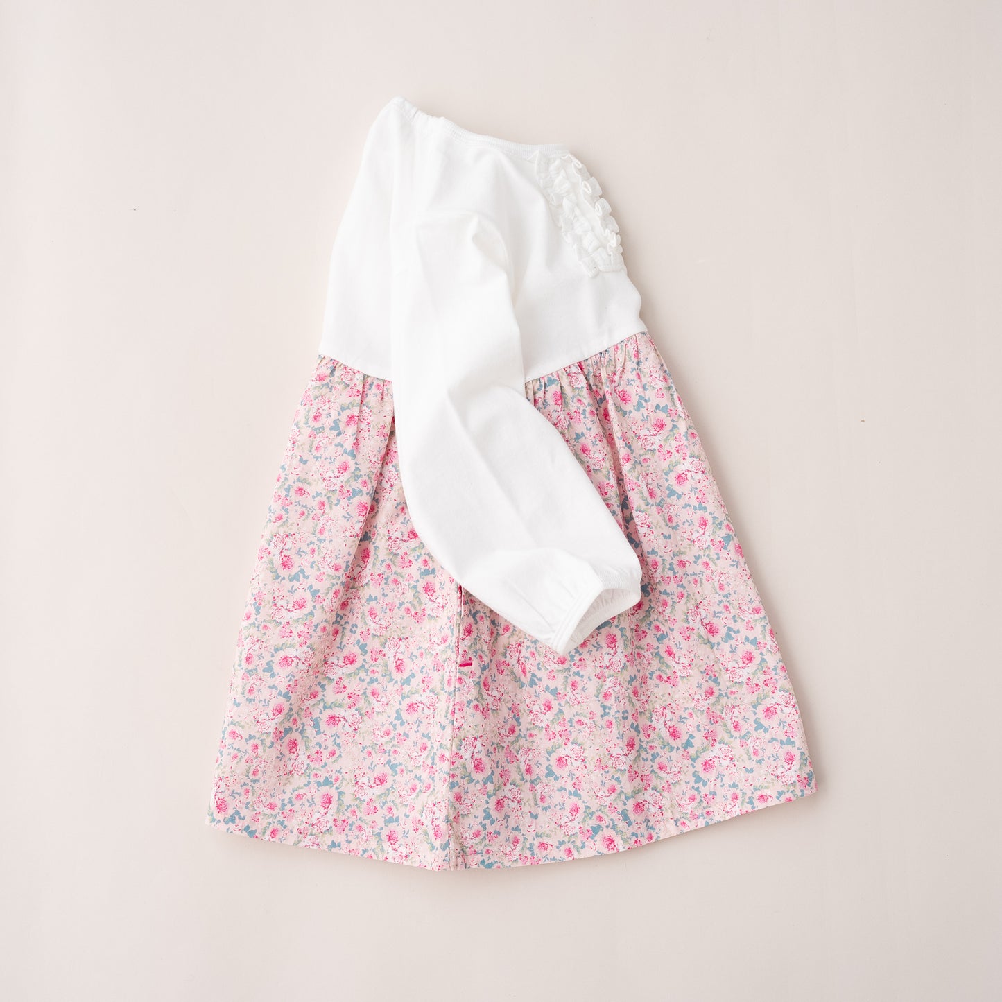 切り替えワンピース　OFF-WHITE