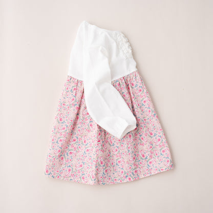 切り替えワンピース　OFF-WHITE