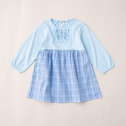 切り替えワンピース　SAXE