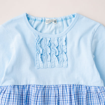 切り替えワンピース　SAXE