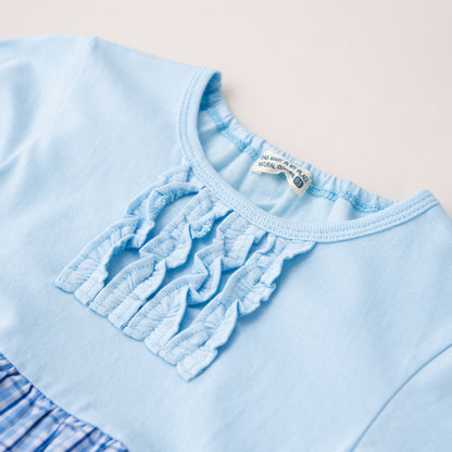 切り替えワンピース　SAXE