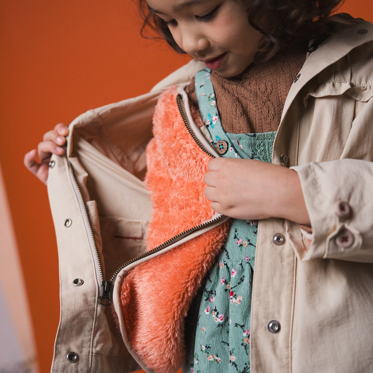 3WAYジャケット【GIRLS】　BEIGE