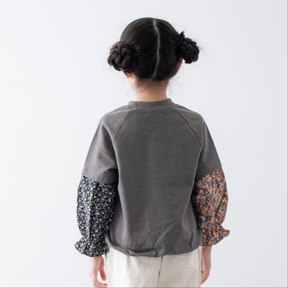 レイヤード風レーナー　GRAY