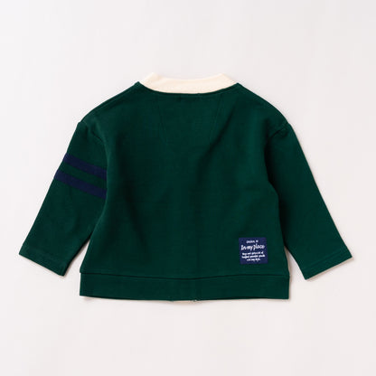 トラッドスタイルカーディガン　GREEN