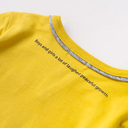 ワンポイントポケットTシャツ　YELLOW
