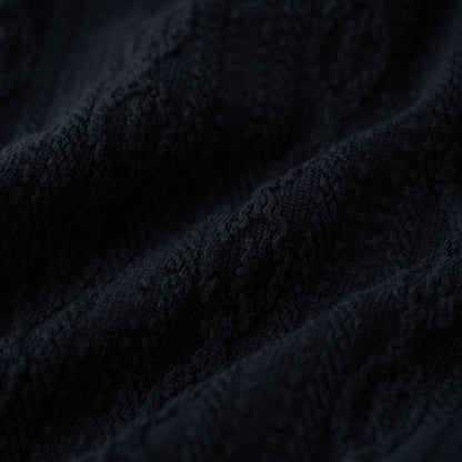 ケーブルニットレギンス　BLACK