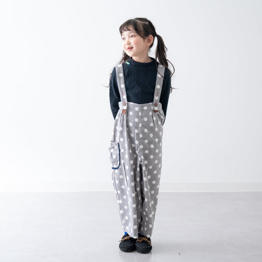 オーバーサイズサロペット　DOT