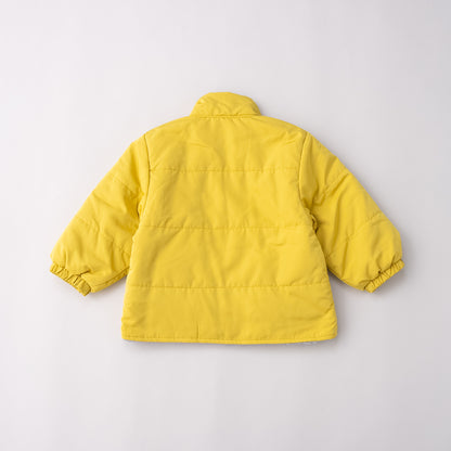 中綿ナイロンジャンバー　YELLOW