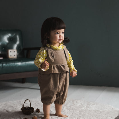 ベビーサロペット【ガール】　BEIGE