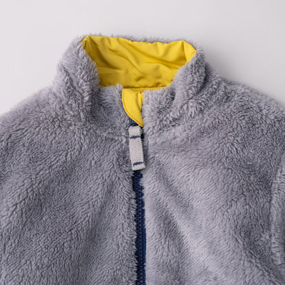 中綿ナイロンジャンバー　YELLOW