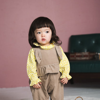 ベビーサロペット【ガール】　BEIGE