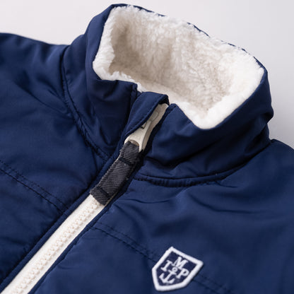 中綿ナイロンジャンバー　NAVY