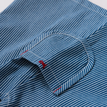 デニムジャンパースカート　STRIPE
