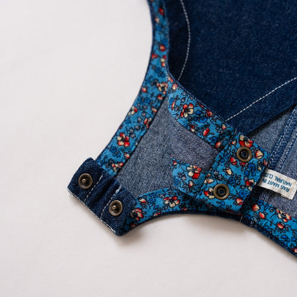 デニムジャンパースカート　NAVY