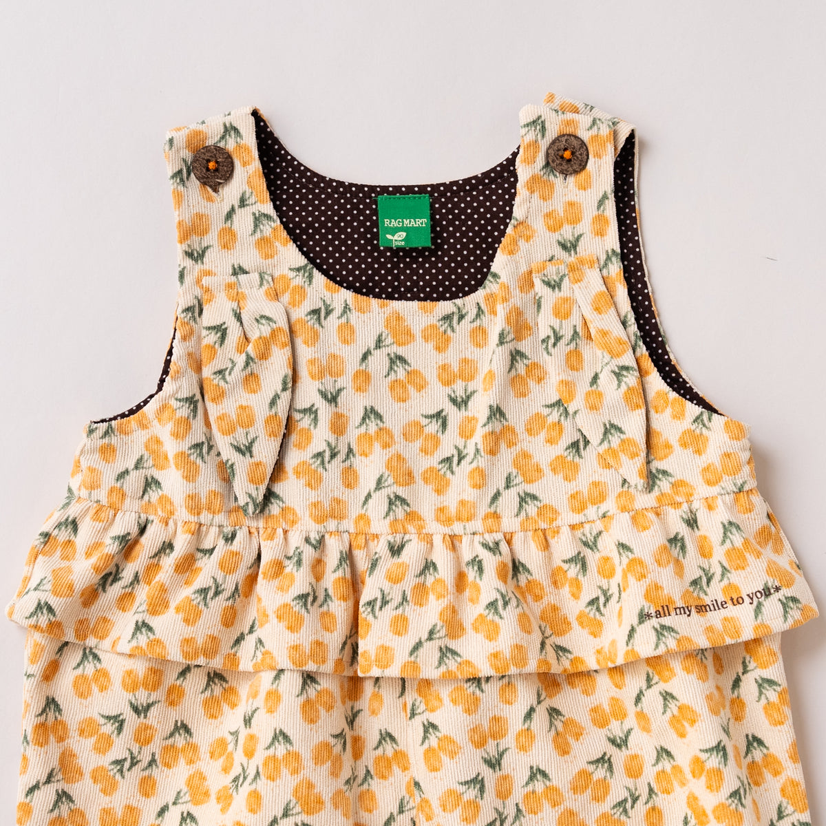 ベビーサロペット【ガール】　PRINT