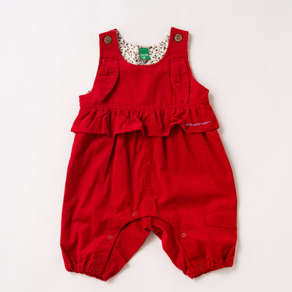 ベビーサロペット【ガール】　RED
