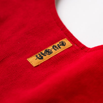 ベビーサロペット【ガール】　RED