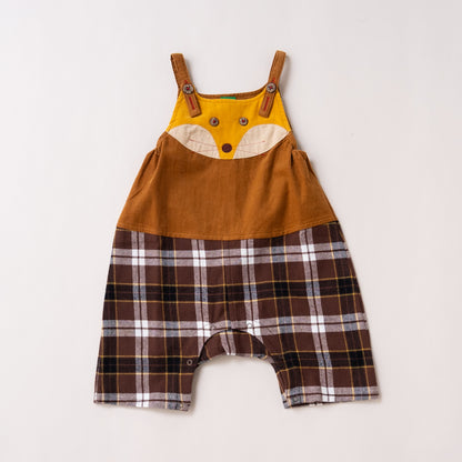 ベビーサロペット【キツネ】　CAMEL