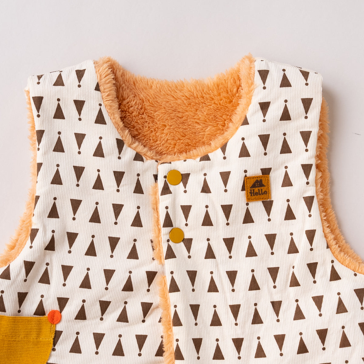 ベビーリバーシブルベスト　PRINT