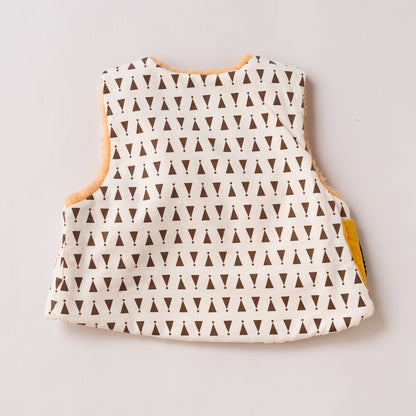 ベビーリバーシブルベスト　PRINT