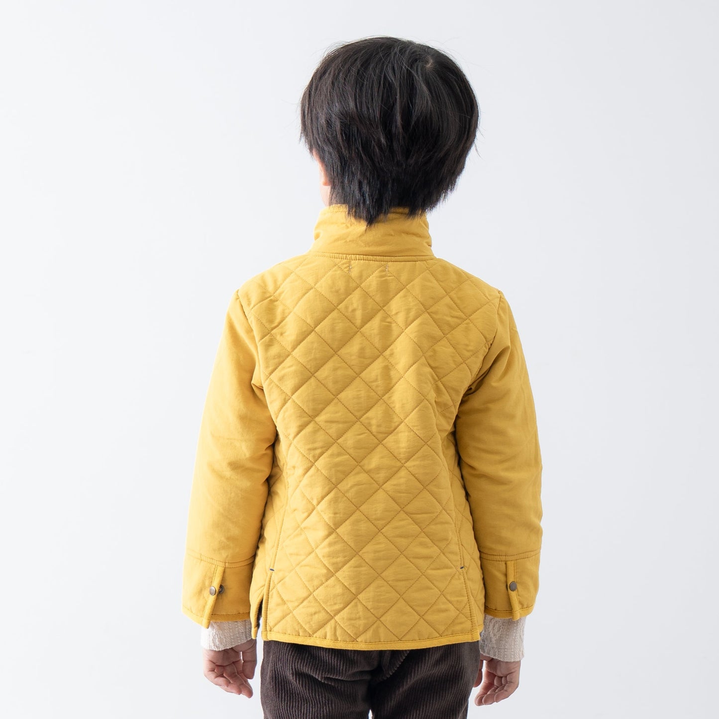 キルティングナイロンジャンバー　YELLOW