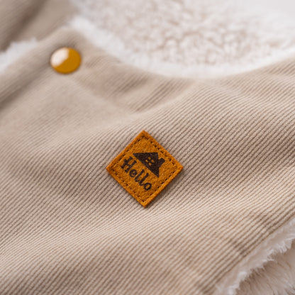 ベビーリバーシブルベスト　BEIGE