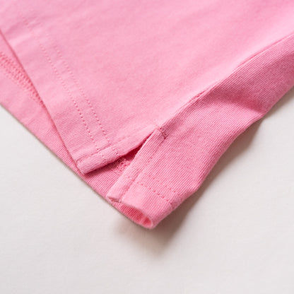 ベビープリントTシャツ【ヒョウ】　PINK